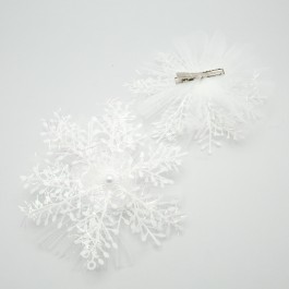 Уточка сніжинка 6 шт. (Ø 13 см.) 5-1495