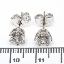 Сережки XUPING Silver "Ø 0.7 см." 206771