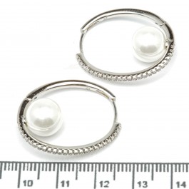 Сережки XUPING Silver "Ø 2.8 х 2.3 см." 206764