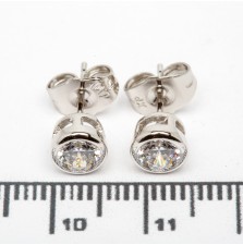 Сережки XUPING Silver (Ø 0.6 см.) 206748