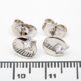 Сережки XUPING Silver (Ø 0.8 см.) 206744
