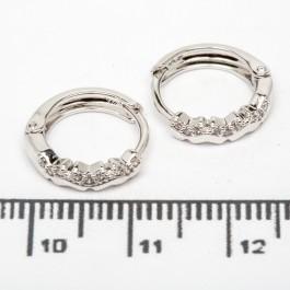 Сережки XUPING Silver (Ø 1.2 х 0.25 см.) 206736