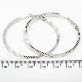 Сережки XUPING Silver (Ø 4.5 х 0.25 см.) 206733