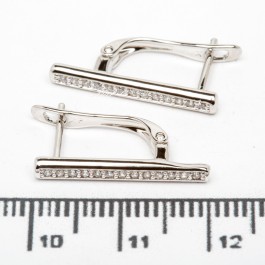 Сережки XUPING Silver (2 х 0.25 см.) 206727