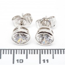 Сережки XUPING Silver (Ø 0.8 см.) 206711