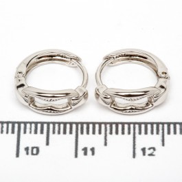 Сережки XUPING Silver (Ø 1.4 х 0.5 см.) 206697