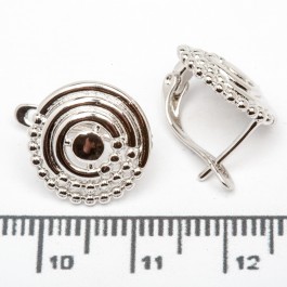 Сережки XUPING Silver (Ø 1.4 см.) 206694