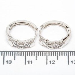Сережки XUPING Silver (Ø 1.6 х 0.4 см.) 206689