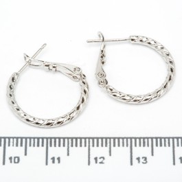 Сережки XUPING Silver (Ø 2 х 0.2 см.) 206685