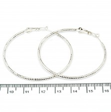 Сережки XUPING Silver (Ø 4.5 х 0.2 см.) 206684