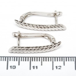 Сережки XUPING Silver (2.5 х 0.3 см.) 206674