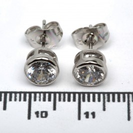 Сережки XUPING Silver "Ø 0.7 см." 206475