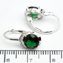 Сережки XUPING Silver (зелений) 205833