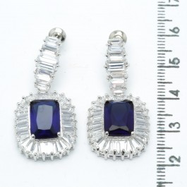 Сережки XUPING Silver (синій) 202696