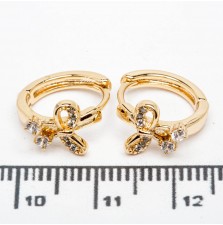 Сережки XUPING Gold "Ø 1.2 х 0.7 см." 515664