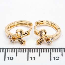 Сережки XUPING Gold "Ø 1.2 х 0.7 см." 515664 Сережки XUPING Gold "Ø 1.2 х 0.7 см." 515664