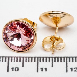Сережки XUPING Gold (розове) "Ø 1.3 см." 515662 Сережки XUPING Gold (розове) "Ø 1.3 см." 515662
