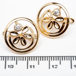 Сережки XUPING Gold "Ø 1.7 см." 515660 Сережки XUPING Gold "Ø 1.7 см." 515660