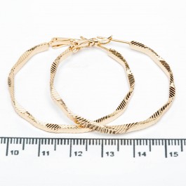 Сережки XUPING Gold "Ø 4.2 х 0.3 см." 515650 Сережки XUPING Gold "Ø 4.2 х 0.3 см." 515650