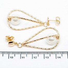 Сережки XUPING Gold "д. 4.5 см." 515649 Сережки XUPING Gold "д. 4.5 см." 515649