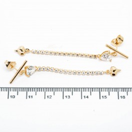 Сережки XUPING Gold "д. 6 см." 515646 Сережки XUPING Gold "д. 6 см." 515646