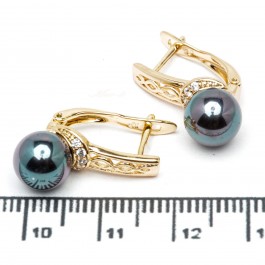 Сережки XUPING Gold "бензиновий" 515606