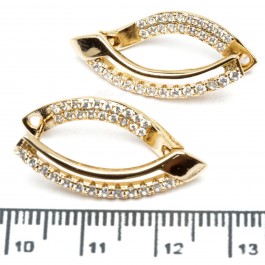 Сережки XUPING Gold (2.7 х 0.4 см.) 515578 Сережки XUPING Gold (2.7 х 0.4 см.) 515578