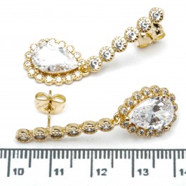 Сережки XUPING Gold (д. 4 см.) 515575 Сережки XUPING Gold (д. 4 см.) 515575