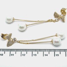 Сережки XUPING Gold (д. 5.5 х 1.1 см.) 515573 Сережки XUPING Gold (д. 5.5 х 1.1 см.) 515573