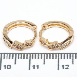 Сережки XUPING Gold (Ø 1.2 х 0.3 см.) 515443