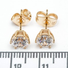 Сережки XUPING Gold (Ø 0.7 см.) 515426