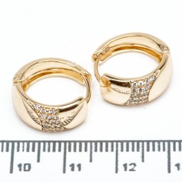 Сережки XUPING Gold (Ø 1.5 х 0.7 см.) 515418