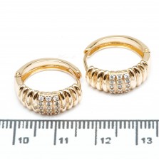 Сережки XUPING Gold (Ø 1.7 х 0.7 см.) 515415
