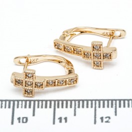 Сережки XUPING Gold (1.7 х 0.8 см.) 515414 Сережки XUPING Gold (1.7 х 0.8 см.) 515414