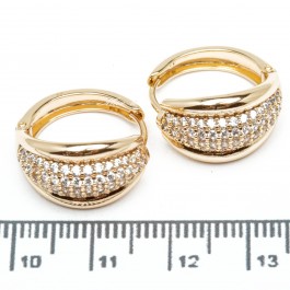 Сережки XUPING Gold (Ø 1.7 х 0.9 см.) 515413 Сережки XUPING Gold (Ø 1.7 х 0.9 см.) 515413