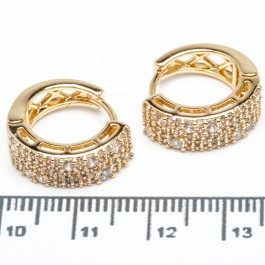 Сережки XUPING Gold (Ø 1.6 х 0.6 см.) 515410 Сережки XUPING Gold (Ø 1.6 х 0.6 см.) 515410