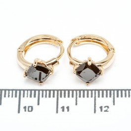 Сережки XUPING Gold "чорний" 515394