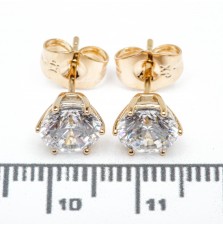 Сережки XUPING Gold (Ø 0.7 см.) 515382