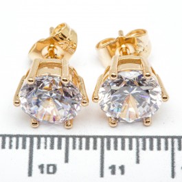 Сережки XUPING Gold (Ø 1 см.) 515380 Сережки XUPING Gold (Ø 1 см.) 515380