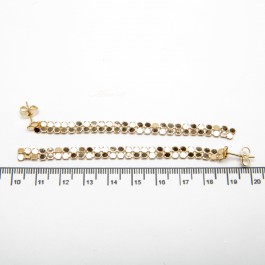 Сережки XUPING Gold (д. 9 х 0.5 см.) 515361 Сережки XUPING Gold (д. 9 х 0.5 см.) 515361