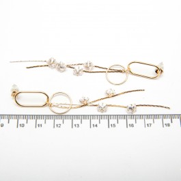 Сережки XUPING Gold (д. 8.5 см.) 515353 Сережки XUPING Gold (д. 8.5 см.) 515353