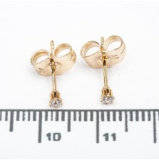 Сережки XUPING Gold (білий) "Ø 0.2 см." 515348