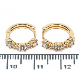Сережки XUPING Gold "Ø 1.3 х 0.3 см." 515337