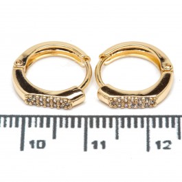 Сережки XUPING Gold "Ø 1.4 х 0.3 см." 515332