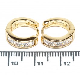 Сережки XUPING Gold "Ø 1.4 х 0.4 см." 515330