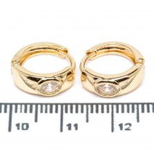 Сережки XUPING Gold "Ø 1.3 х 0.4 см." 515328