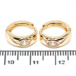 Сережки XUPING Gold "Ø 1.3 х 0.4 см." 515328