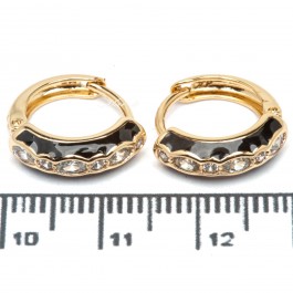 Сережки XUPING Gold "Ø 1.4 х 0.4 см." 515327