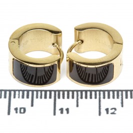 Сережки XUPING Gold (лимонне покриття) "Ø 1.4 х 0.6 см." 515326