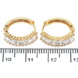 Сережки XUPING Gold "Ø 1.5 х 0.4 см." 515325